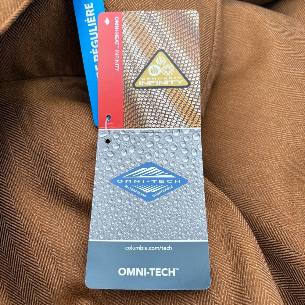 NWT Womens Columbia Size L Raincoat Waterproof Coat Jacket Parka Portland Point - Picture 10 of 13